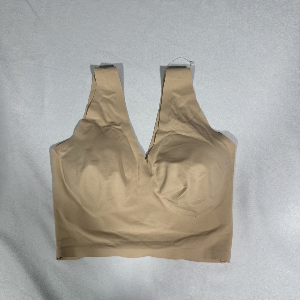 NEW $49 True & Co. [ XS  ] True Body V-Neck Bralette in Nude‎ #U1635 - Picture 2 of 7